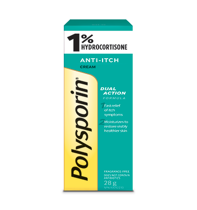 polysporin anti itch cream box