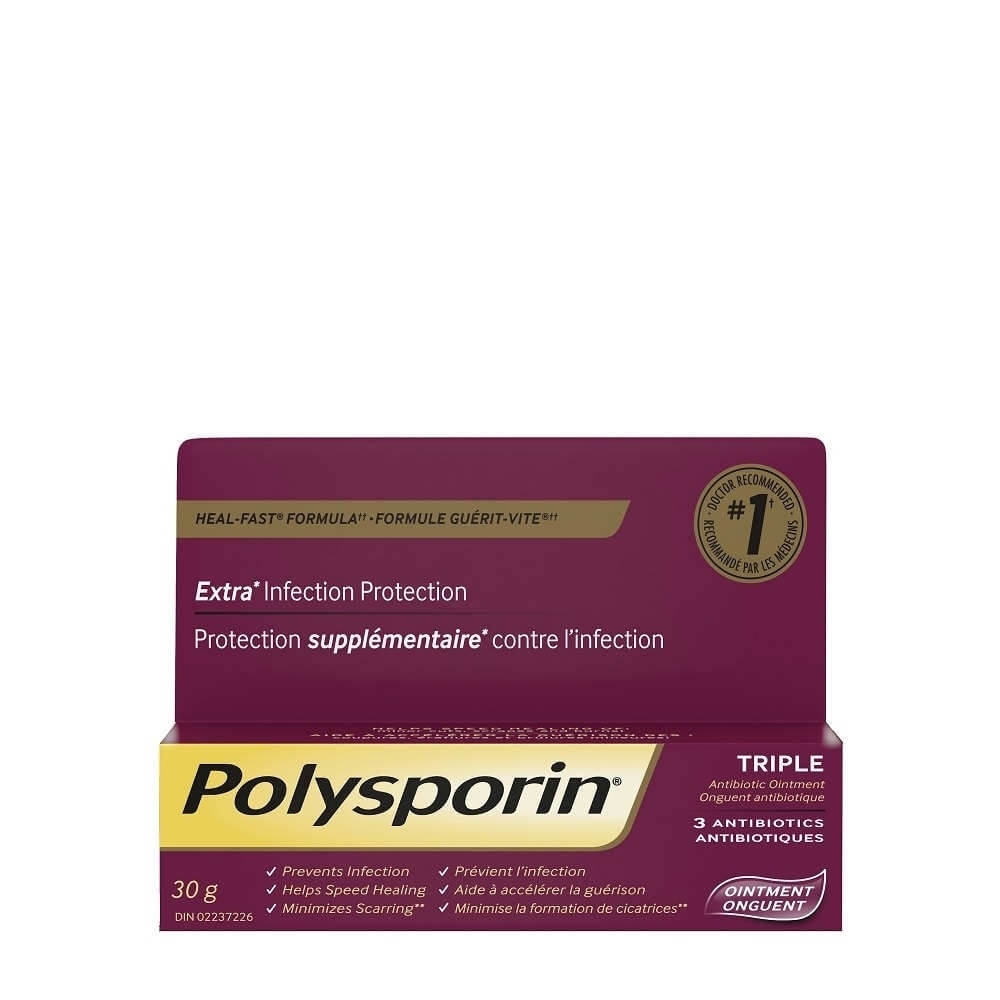 polysporin triple antibiotic ointment box