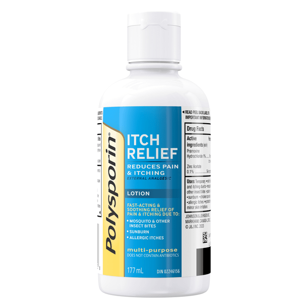 polysporin itch relief lotion bottle
