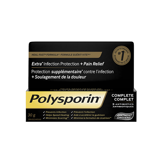 POLYSPORIN® Complete ointment box